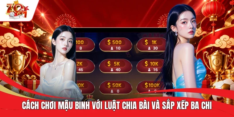 Cách chơi Mậu Binh với luật chia bài và sắp xếp ba chi Cách chơi Mậu Binh với luật chia bài và sắp xếp ba chi