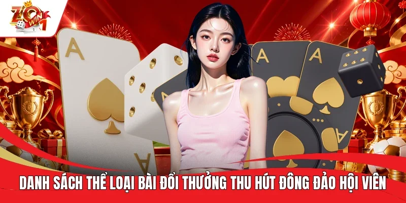 Danh sách thể loại bài đổi thưởng thu hút đông đảo hội viên Danh sách thể loại bài đổi thưởng thu hút đông đảo hội viên