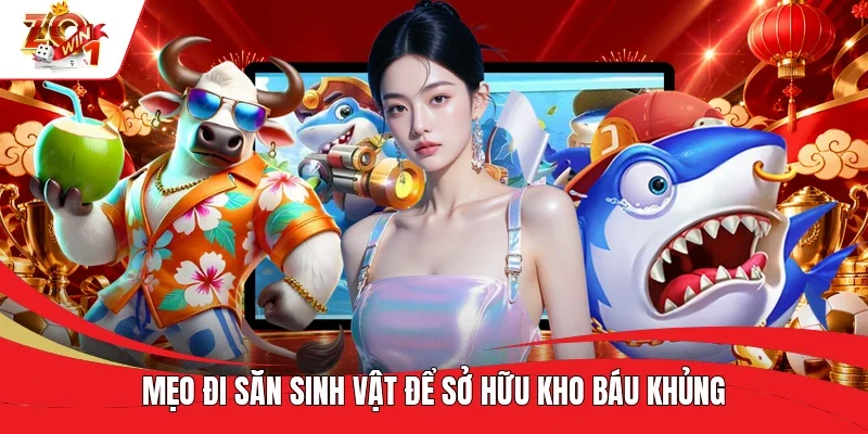 Mẹo đi săn sinh vật để sở hữu kho báu khủng