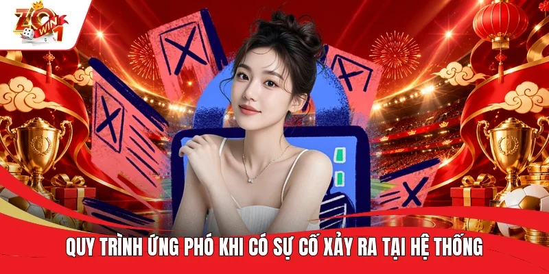 Quy trình ứng phó khi có sự cố xảy ra tại hệ thống Quy trình ứng phó khi có sự cố xảy ra tại hệ thống