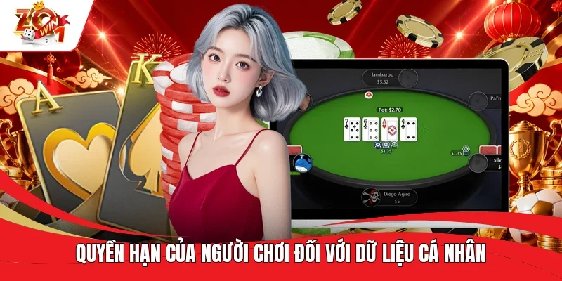 Quyền hạn của người chơi đối với dữ liệu cá nhân Quyền hạn của người chơi đối với dữ liệu cá nhân
